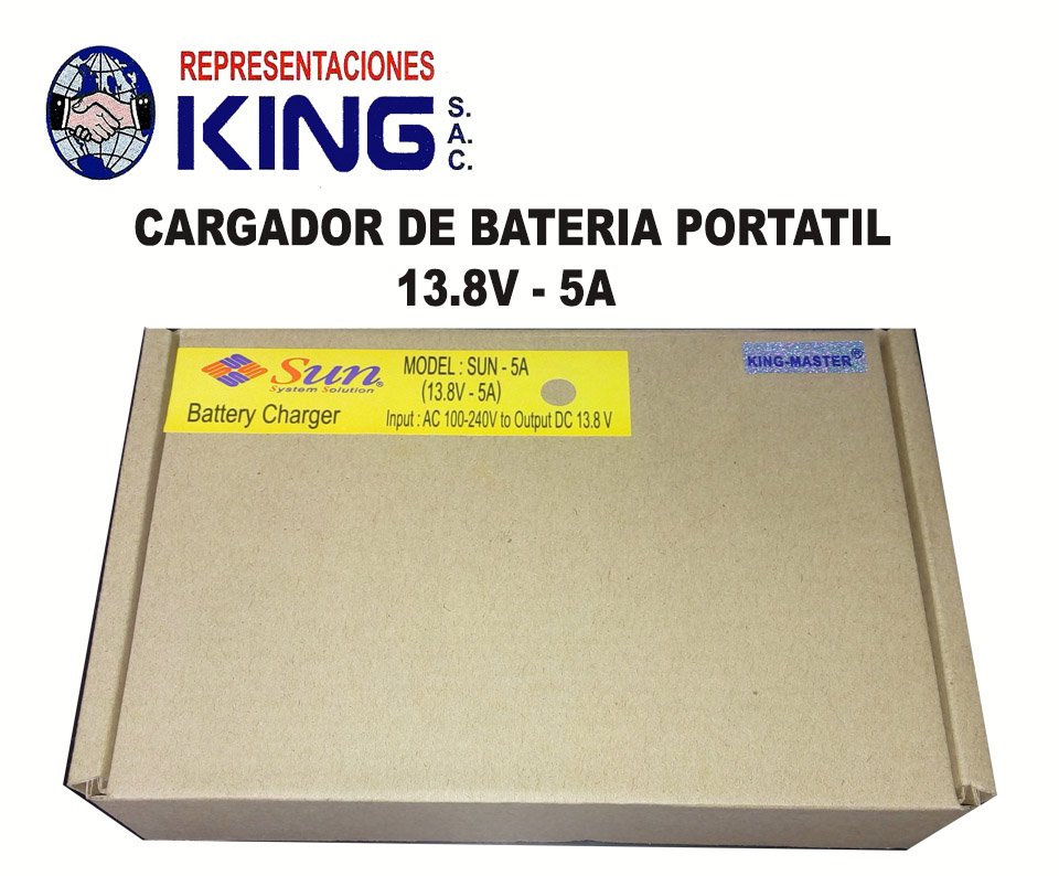 oferta en CARGADOR DE BATERIA PORTATIL 110/220V 13.8V