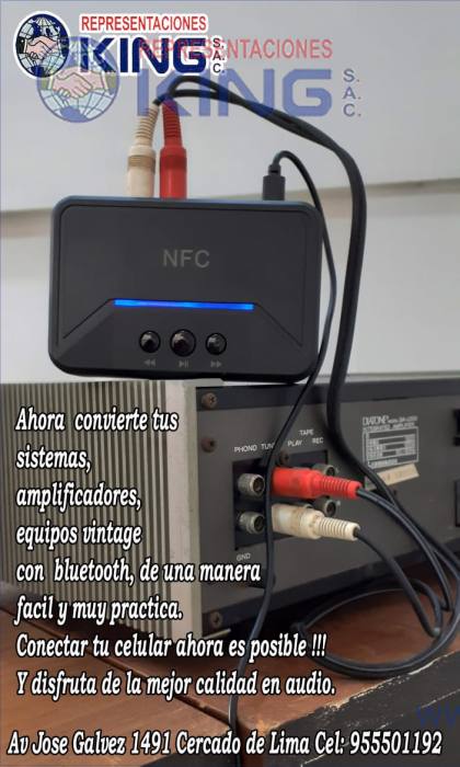 foto de Receptor de Audio Bluetooth v 5.0 30mts